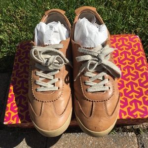 Authentic Tory Burch Murphey Leather Sneakers